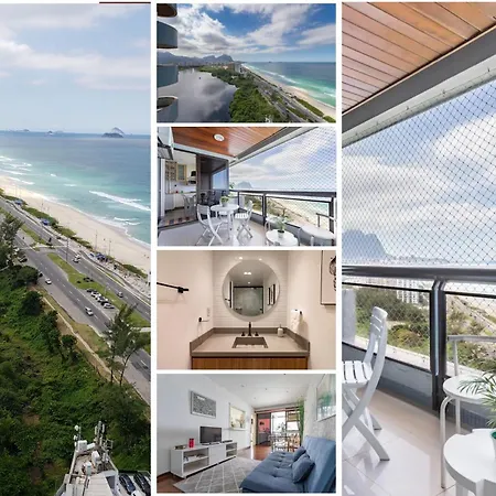 Vista De Cinema Do 19 Andar Da Praia Barra Da Tijuca - Portaria 24H, Estacionamento, Wi-Fi 35Mbps, Ar Condicionado - Banheiro Recem Reformado
